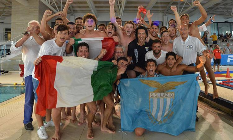 La festa dei giovani biancocelesti