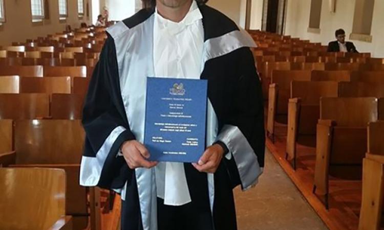 Andrea Persia ha appena conseguito la laurea