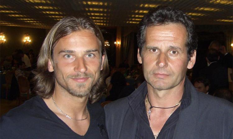 Bussi e Mancini durante la festa promozione del Pomezia del 2005 (Foto © Cannata)