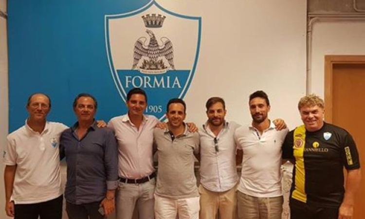 I tecnici biancazzurri ©Facebook/UsFormia1905Calcio