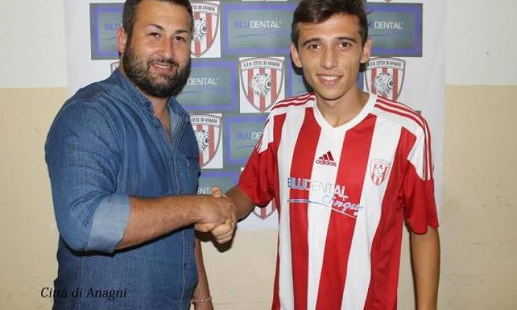 Mata con la maglia del Città di Anagni