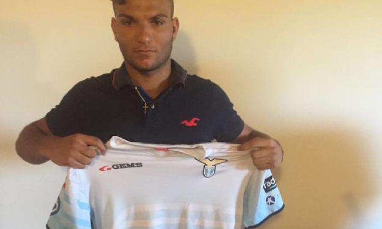 De Lillo con la maglia biancoceleste