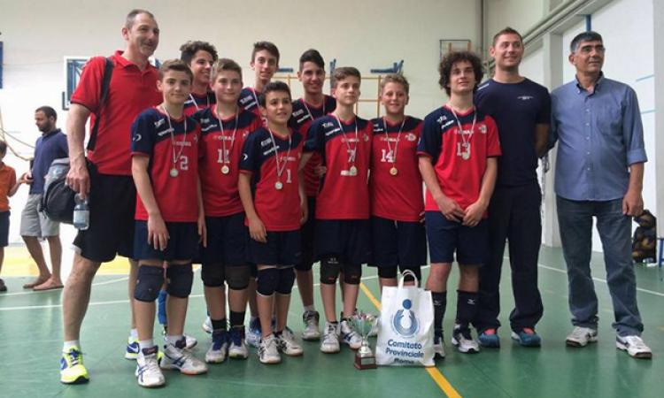 Il gruppo del Volley Ladispoli che ha partecipato al Memorial Favretto