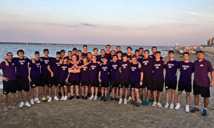 Uno scatto durante il camp di Rimini del Lido di Roma