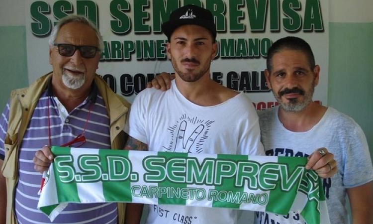 Francesco Ferretti (al centro) © SSD Semprevisa/ Facebook