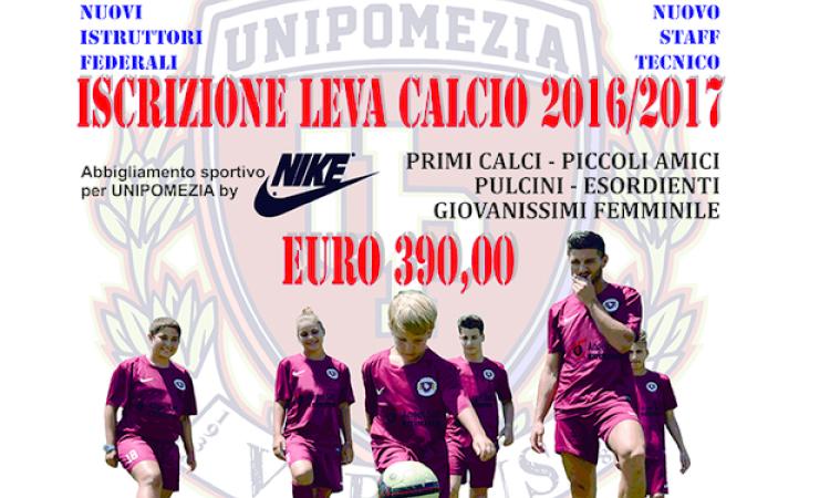 Unipomezia: aperte le iscrizioni della Scuola Calcio