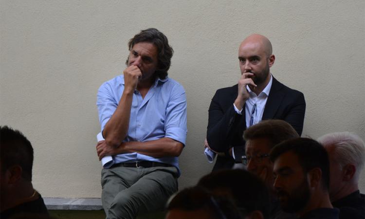 Da sinistra il dg Mestichella e il presidente Vinci
