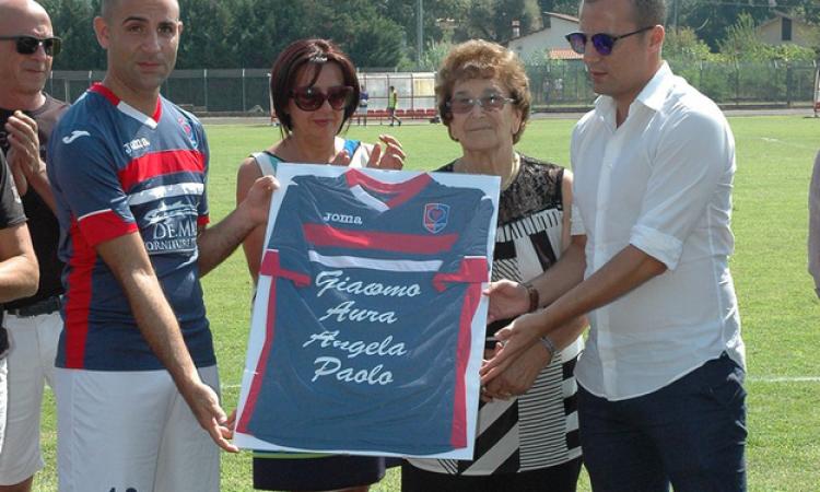 Il presidente durante la cerimonia