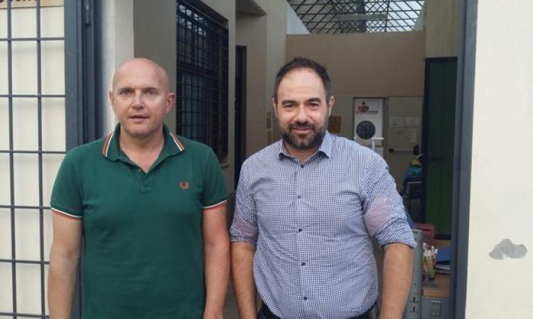 Mister Scotini e il ds Micheli 