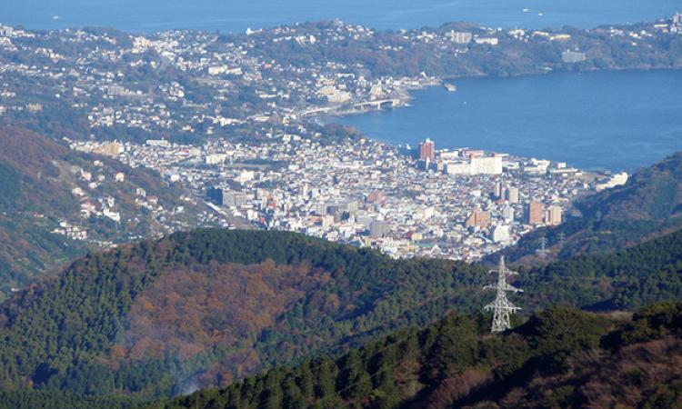Una veduta di Yugawara