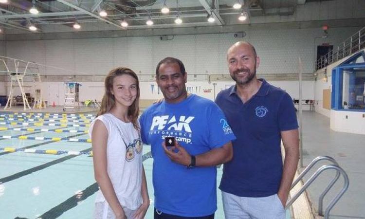Francesca Romana Furfato col padre e Mojica