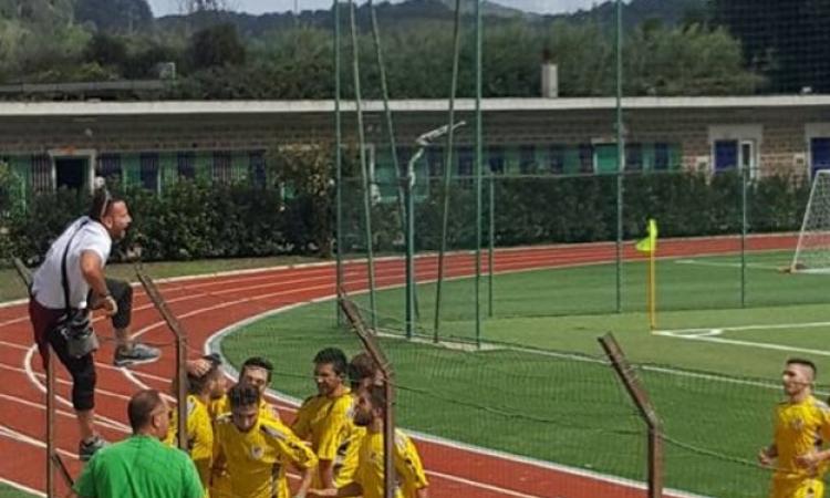Esulta il Capranica (foto Facebook)