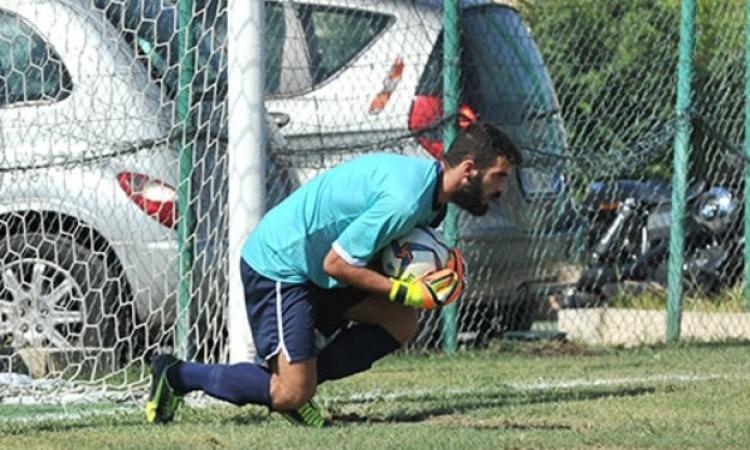 Bravetti, portiere del Tivoli (foto Del Gobbo)