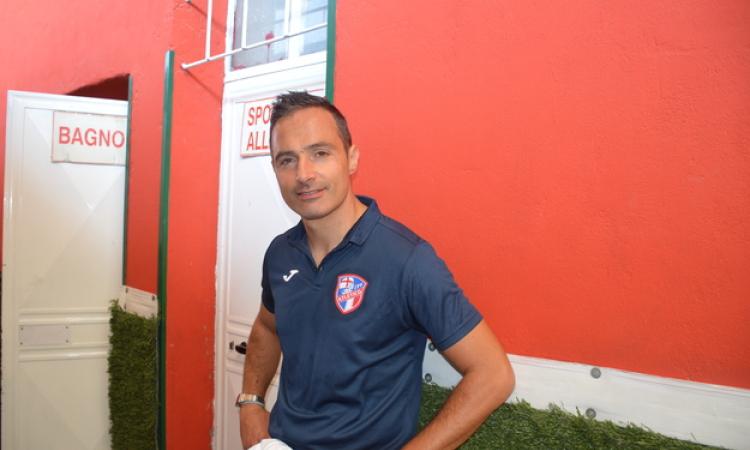Il tecnico dell&amp;apos;Atletico Fiumicino, Gianluca Di Filippo 