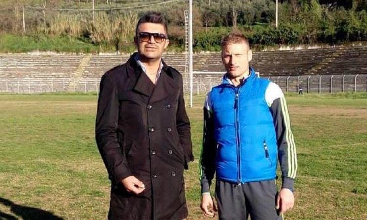 Il ds del Priverno, Massimo De Angelis (a sinistra)