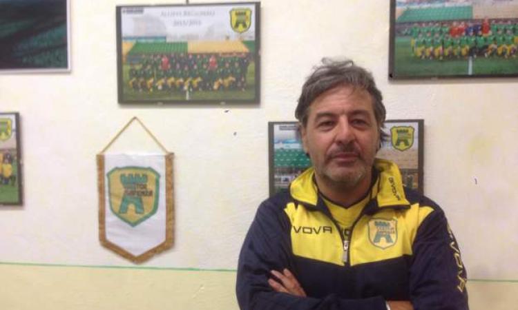 Paolo Ciambella nella sede della società gialloverde ©Pro Calcio Tor Sapienza