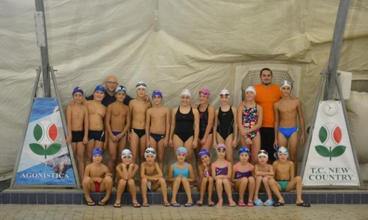 Il gruppo della pre agonistica del New Country Club