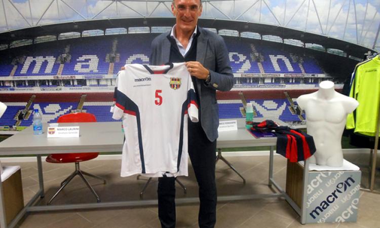 Centioni con la nuova maglia
