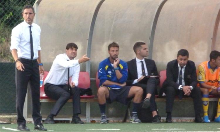 A sinistra, il tecnico Galluzzo (foto GazReg)