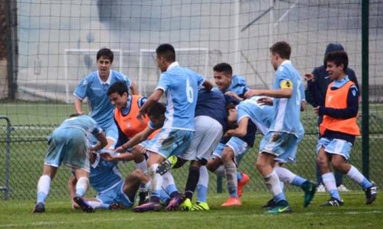La Lazio esulta dopo il gol vittoria all&amp;apos;Inter © Facebook