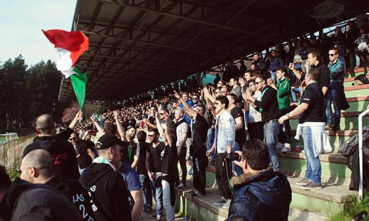 Il sempre presente e caloroso tifo della Visa