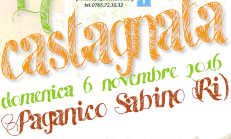 Paganico Sabino - Il 6 novembre appuntamento con la Castagnata