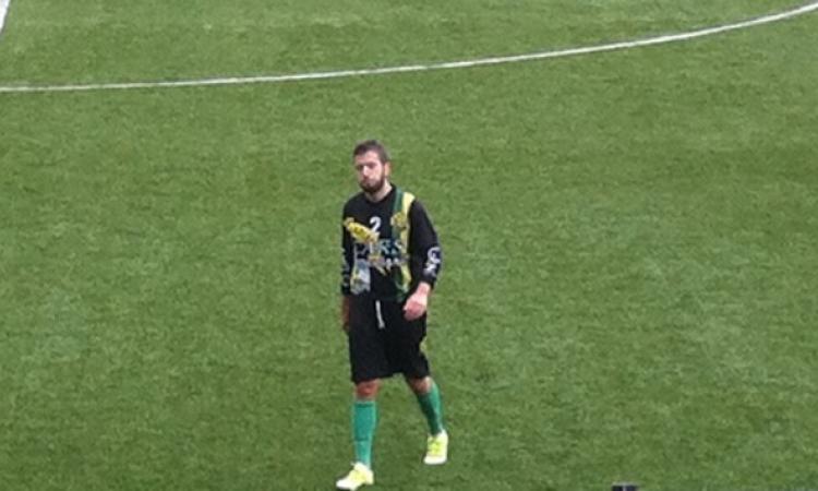 Alessio Agrifoglio nel match con il Nettuno