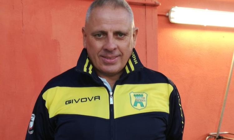 Giuliani, tecnico della Pro Calcio Tor Sapienza