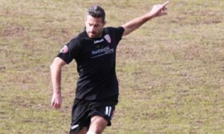 Il bomber del Città di Anagni, Alessio Carlini (foto ©Ammanniti)