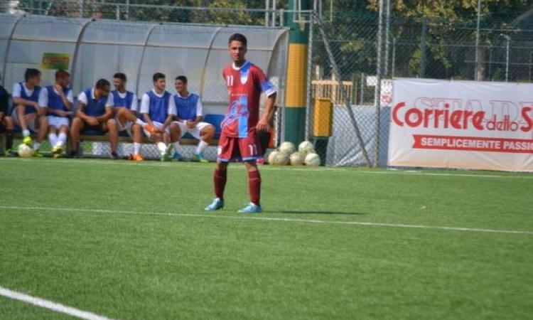 Giustiniani, autore del primo gol del Serpentara