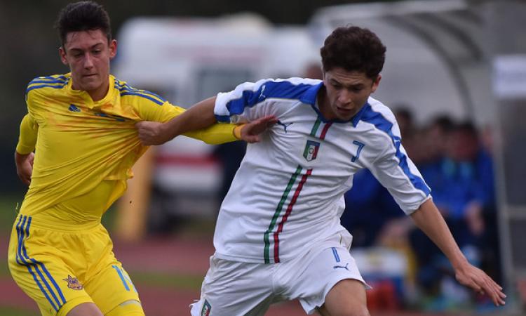 L&amp;apos;Italia U16 vince contro l&amp;apos;Ucraina © figc