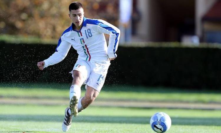Petrungaro, in gol con la Nazionale © figc.it