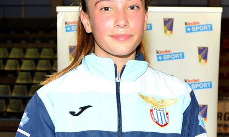 Alessia Piccoli argento nella categoria &amp;quot;ragazze&amp;quot; sciabola (foto Trifiletti)