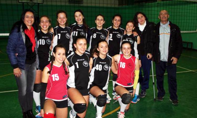la selezione Under 18 allenata da Piero Ronsini, vincitrice contro Volley Cave