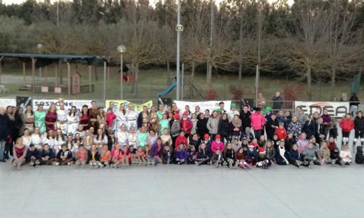 Foto di gruppo saggio Skating Frascati