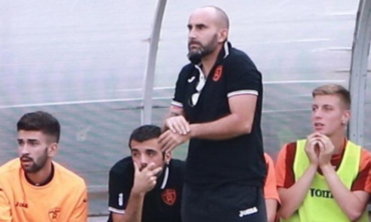 Il tecnico della Romulea, Feroce (foto ©Lori) 