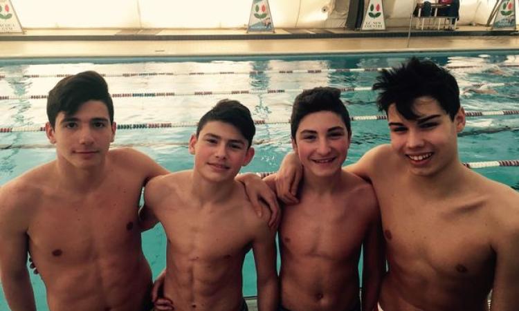 I ragazzi del Country Club che hanno partecipato alle gare