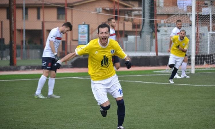 L&amp;apos;esultanza di Matteo Comparelli