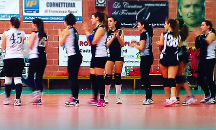 La Rosavolley prima dell&amp;apos;inizio del match