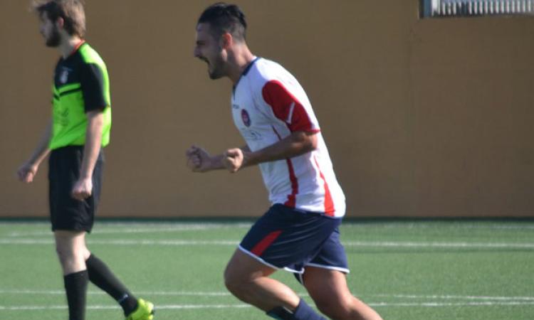 L&amp;apos;esultanza di Talevi ©Casilina Calcio