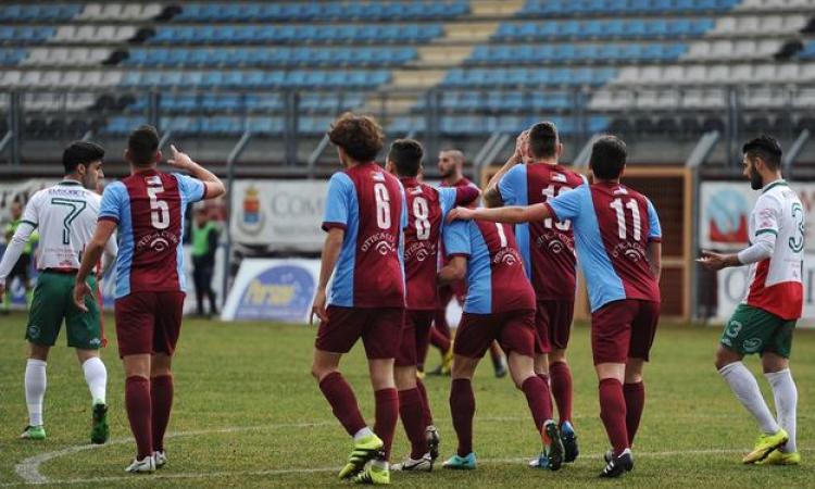 L&amp;apos;esultanza del Rieti contro il Lanusei @rieticalcio