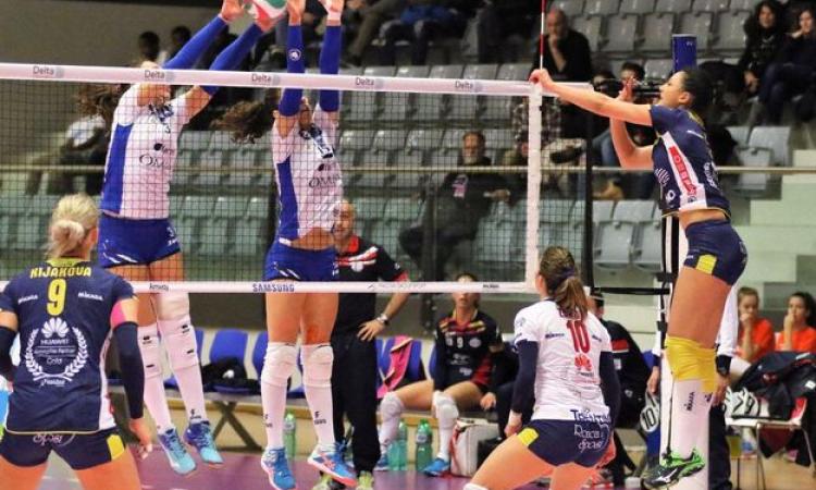 Serie A2 - Il Delta informatica Trentino la spunta in casa con l’Omia Volley