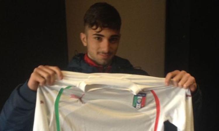 Duca con la maglia della Nazionale LND