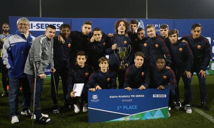 L&amp;apos;Under 16 della Roma conquista le Tri Series © Aspire Academy