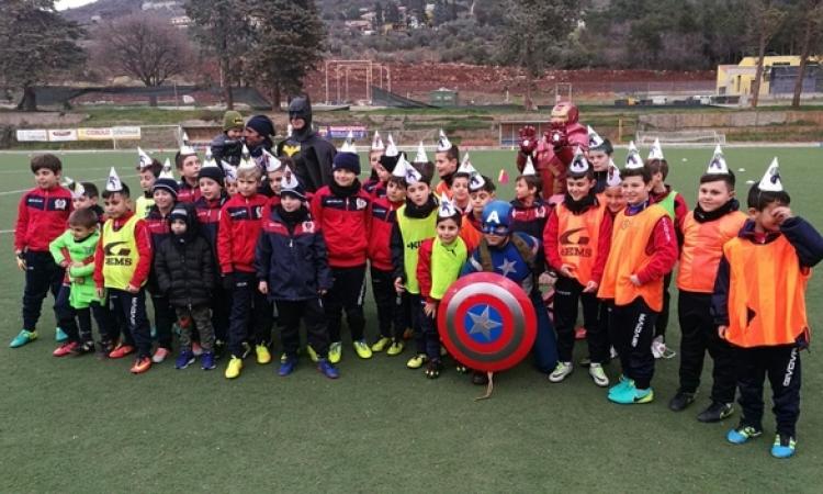 I bambini del Real Palombara insieme agli Avengers al Torlonia