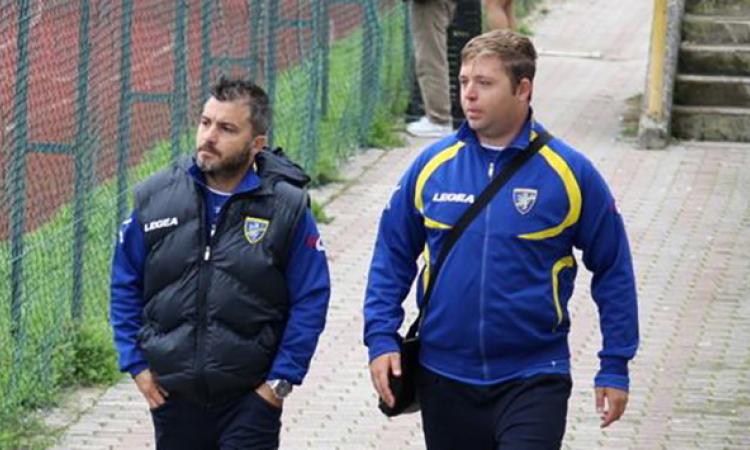 Manzi (a sinistra), tecnico del Ceprano