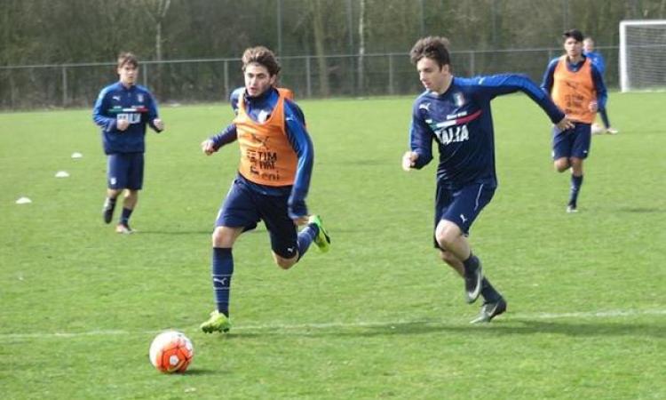 Portanova corre verso l&amp;apos;Europeo U17 © figc.it