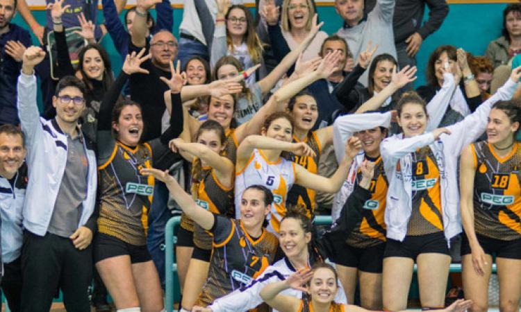 La gioia in casa Fenice dopo la vittoria contro la Spes Juventute 