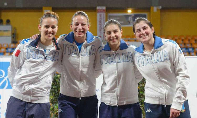 La Nazionale femminile di sciabola