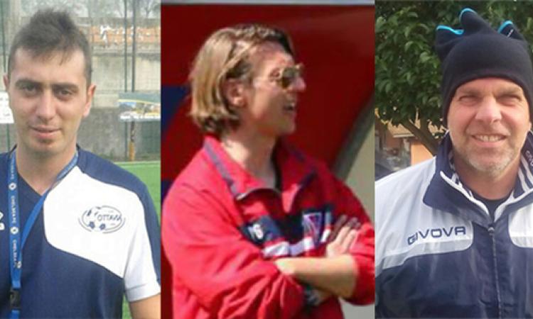 I tre tecnici: da sinistra Palma (Ottavia), Di Donato (Villalba Ocres Moca), Ottaviani (GDC Ponte di Nona)
